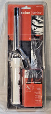 Salon Series 3/4'' Curling Iron White Chrome Hairstyle Target Model CD10TSBCR