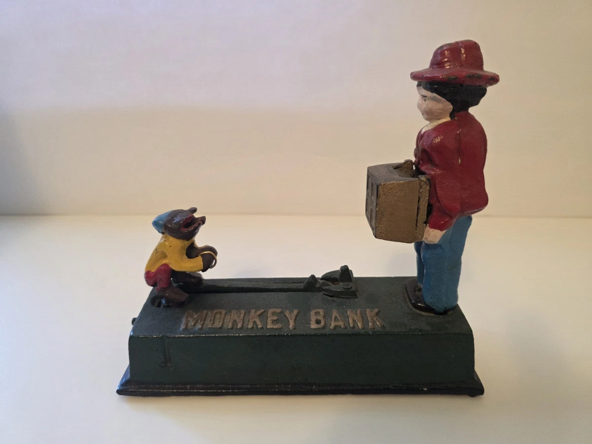 Monkey Bank In Collectible Mechanical Banks for sale | eBay