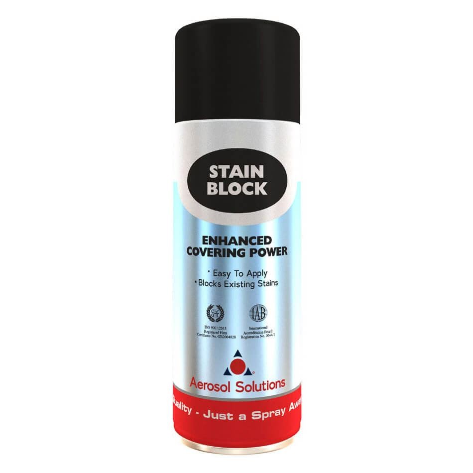 Stain Block Covers Rust & Mould Smooths Surfaces - Fast Drying 400ml x6