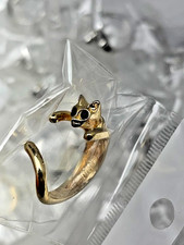 30pcs All'Ingrosso Lotto Gatto Anello Costume Gioielli Oro & Argento Regolabile