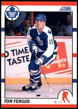 Tom Fergus Toronto Maple Leafs 1990 Score #285 Hockey Card