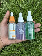 Facial Serum Pack: Vitamin C, Retinol, and Hy...
