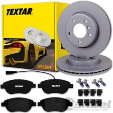 TEXTAR BREMSSCHEIBEN 284mm + BELÄGE VORNE für FIAT BRAVO IDEA LINEA STILO MUSA