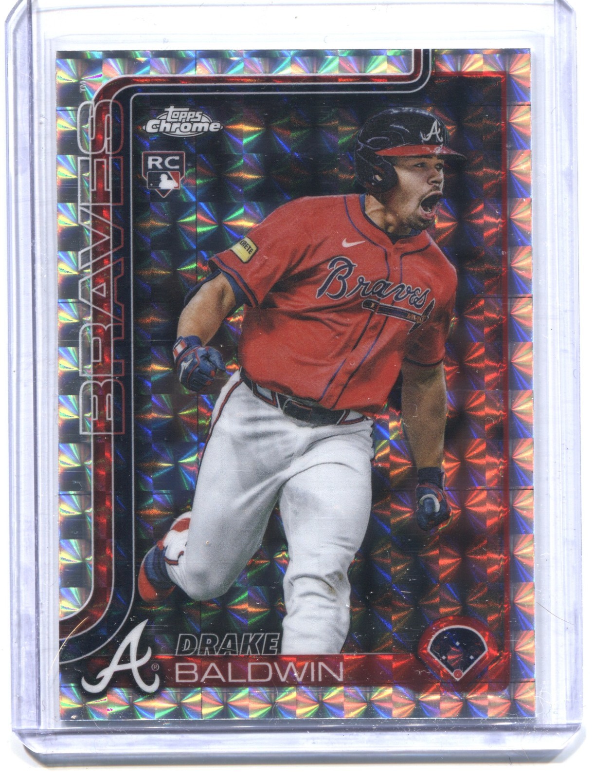 2025 Topps Chrome Update Drake Baldwin RC Geometric Refractor #USC96 Braves