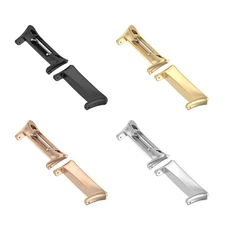 1 Pair Watch Strap Adapter for Watch 4 Stainless Band Bracelet Connector Buckle
