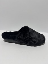 Vionic Women  s Indulge Gemma Plush Slippers Black, Size 10 M