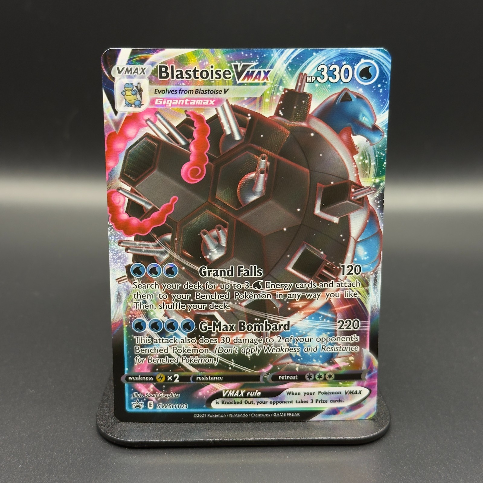 Blastoise VMAX SWSH103 NM Black Star Promo Pokemon TCG