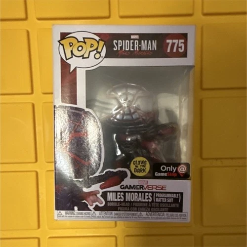 Funko Pop! Vinyl: Marvel Miles Morales Matter Suit #775 GameStop Exclusive Glow