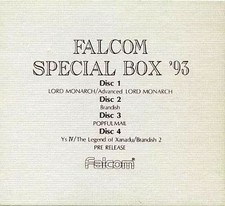[Used] Game music CD Falcom Special BOX’93