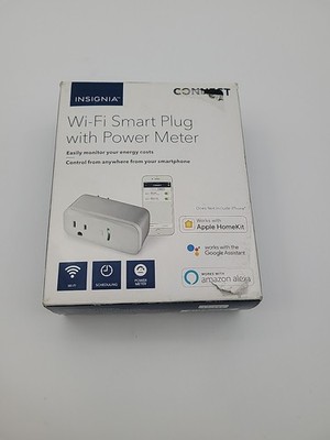 Insignia Connect Wi-Fi Smart Plug with Power Meter