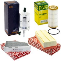 Filter Set Kraftstoff- ÖL- Luft- Innenraum- FüR VW Beetle 2.0 TSI 210 211 220 PS