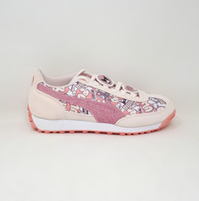 Puma x Hello Kitty Easy Rider Rosa Blanco Zapato Zapatilla Niños 5.5 / Mujer 7 EE. UU. NUEVO