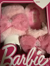 Barbie Ladies Slippers Shoes Pink