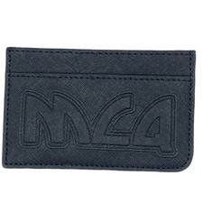 NWT MCQ by Alexander McQueen Unisex Black Logo Card Holder / Wallet
