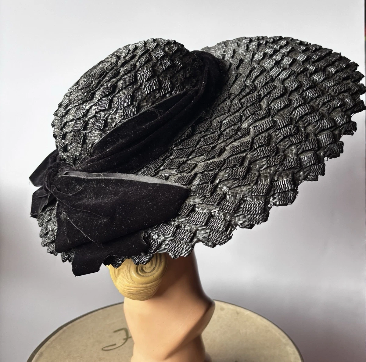 帽子 40s VINTAGE CAXTON 1/4 58cm Original 1940s Vintage Hats for Women for sale | eBay
