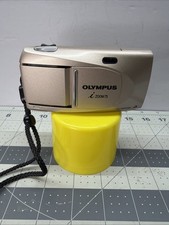 Olympus iZOOM 75 Point Shoot APS Film Camera Compact Built-In Flash UNTESTED