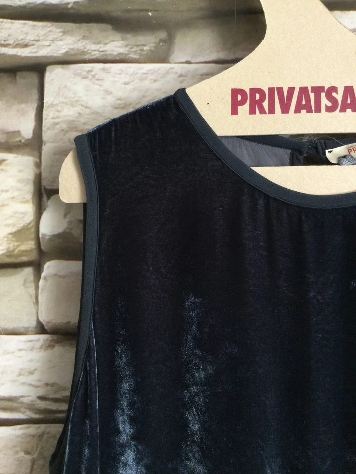 cocon.commerz PRIVATSACHEN Kleid aus SEIDENSAMT in grün Größe 2 - Muster - Bild 3 von 4