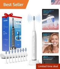 Smart Rechargeable Electric Toothbrush for Superior Oral Care - 8 Brush Heads