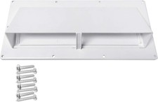 Camp'N RV Exhaust Vent Cover White - RV Range Hood Vent - Camper Stove Cover -