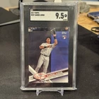 2017 Topps #287 Aaron Judge Catching New York Yankees RC Rookie Card SGC 9.5 MVP