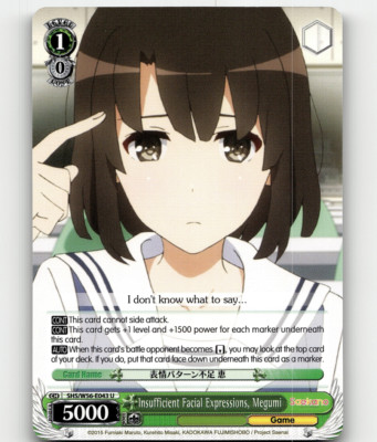 WS Insufficient Facial Expressions... Saekano: How to Raise a Boring Girlfriend