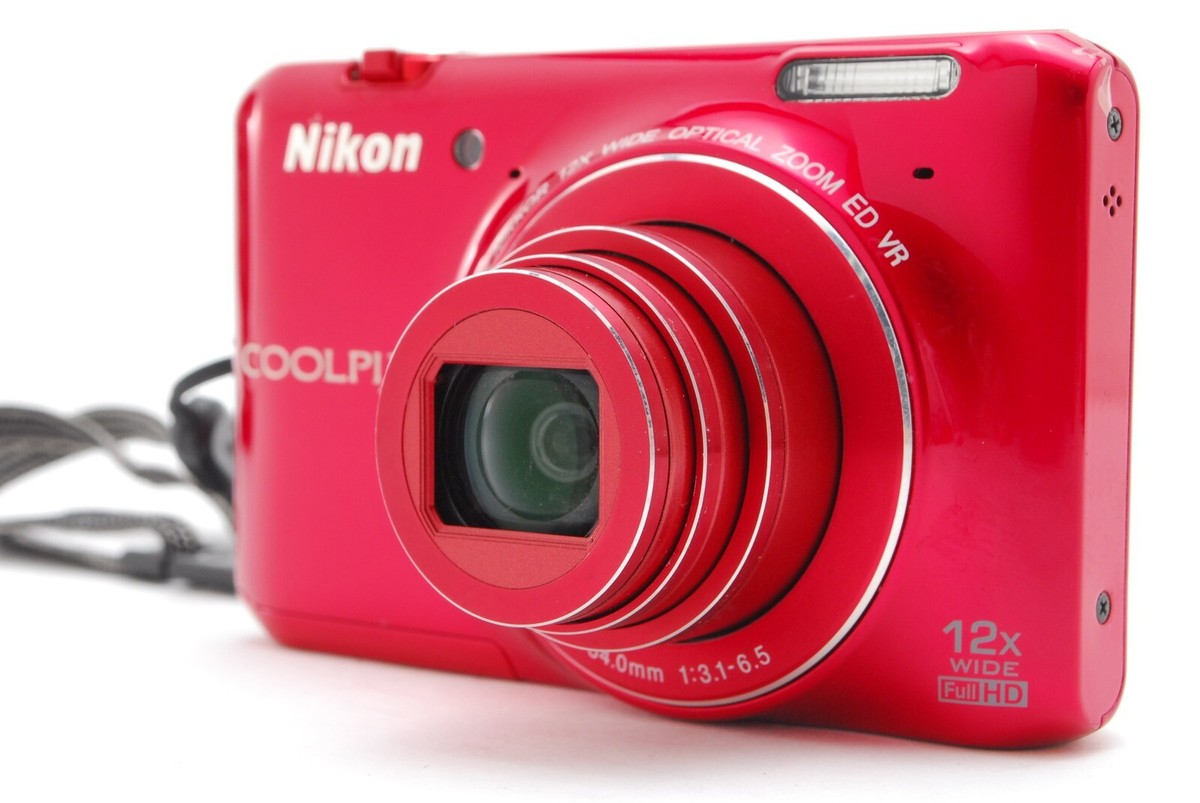 【美品】ニコン　nikon COOLPIX S6400 レッド Unused] Nikon Coolpix S6400 Red Compact Digital Camera