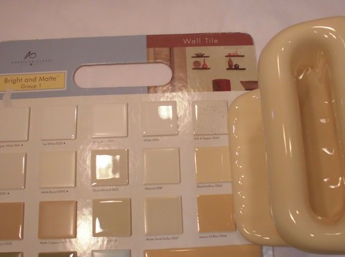 Light Creamy Yellow; Ceramic Soap Dish Tray with washcloth holder/Grab Bar NEW - Picture 6 of 12