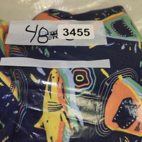 Gap Boys 14 Blue All Over Print Shark Short Sleeve 2pc Pajama Set 3455 - Picture 9 of 9