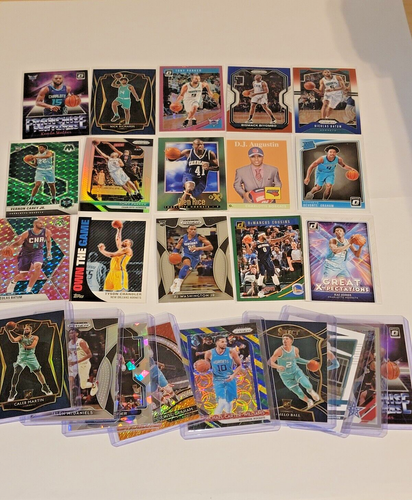 Lotto 24 carte Charlotte Hornets Premium Rookies & Stars inserti Lamelo Ball Rookie