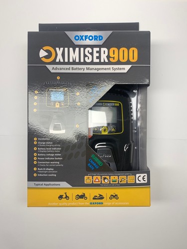 Oxford Oximiser 900 Motorrad Akku Ladegerät Optimizer Kit UK Modell EL570 - Bild 9 von 12