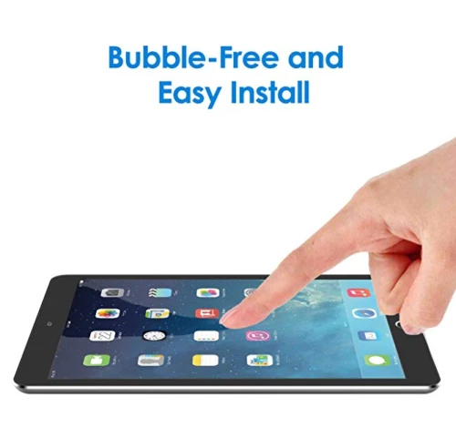 TEMPERED GLASS SCREEN PROTECTOR APPLE IPAD 9.7" 5th GENERATION 2017 A1822 A1823 - Image 3 of 4