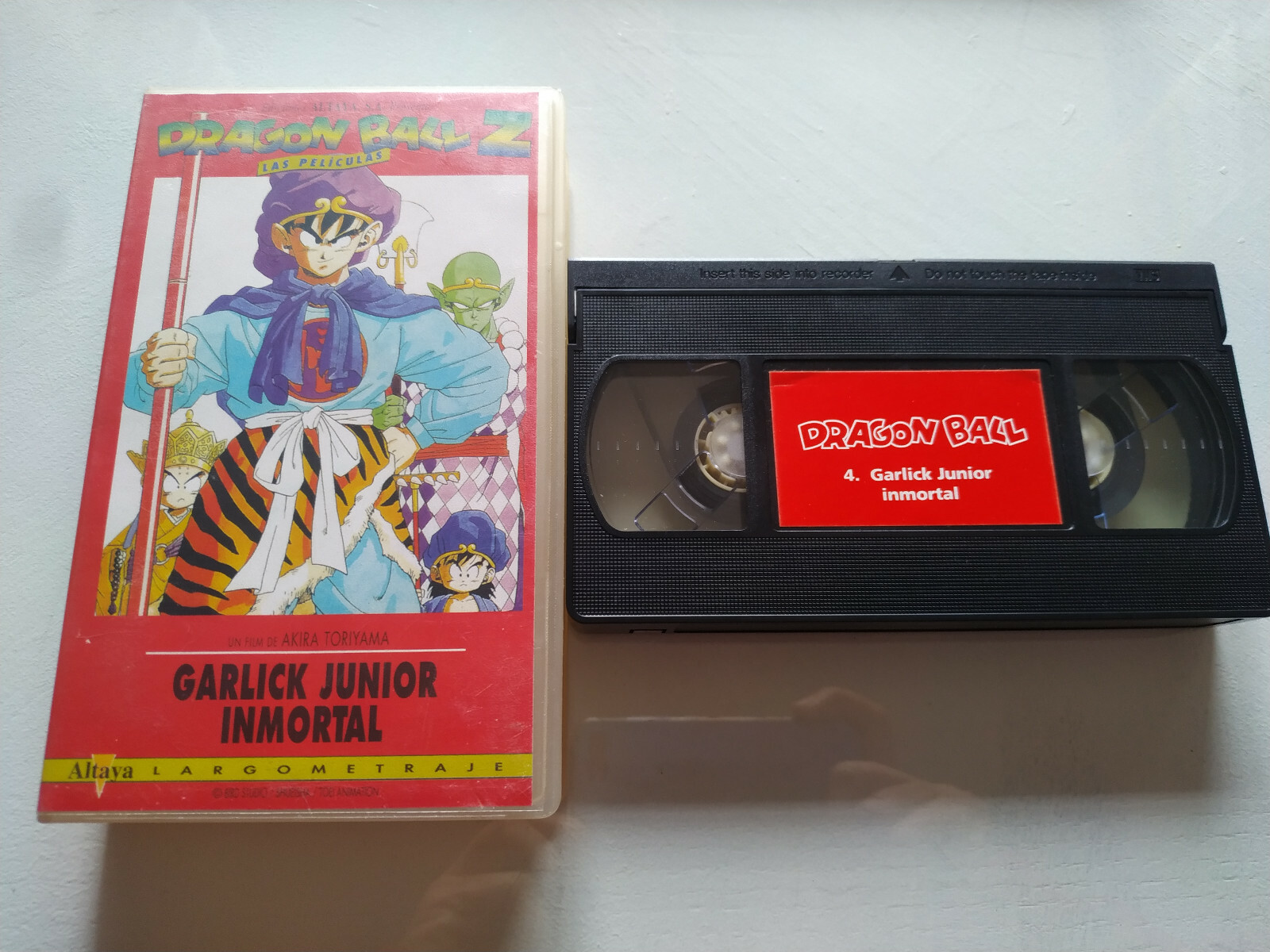 DRAGON BALL Z Garlick Junior Inmortal Akira Toriyama VHS Cinta Tape Español 3T
