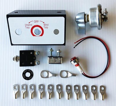 Tarp Motor Rotary Switch KIT w/Circuit Breaker and Indicator Light