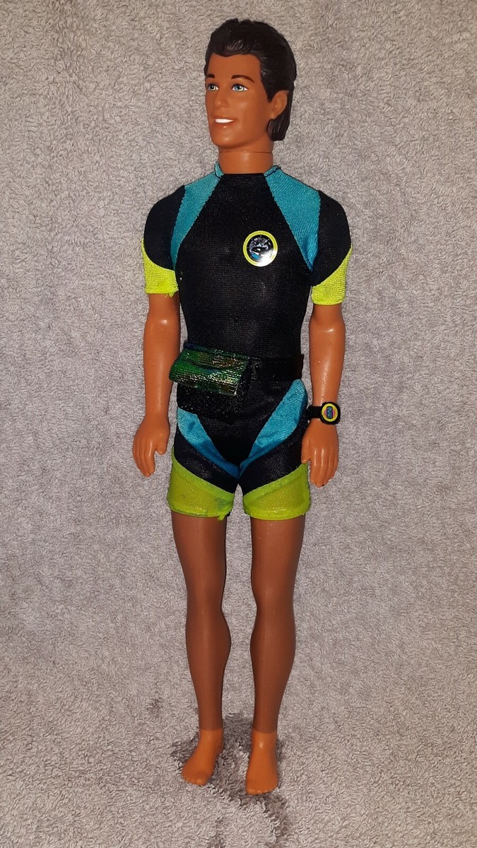 Vintage 1996 Ocean Friends Ken and Dolphin Friend #15430 Legs