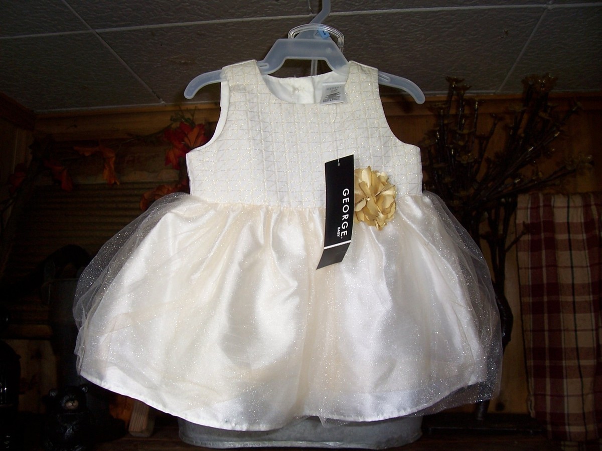 infant pageant dresses Wxolcjlv Girls Party Butterfly Bow Sleeveless Ball Gown Tutu Dress 4 Years (110cm) 60 23.62 56 22.05 83 32.68 4 George Newborn Baby Girl Jacquard