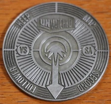 Unmatched Gamefound Metal Challenge Contest Coin Promo Restoration Games New