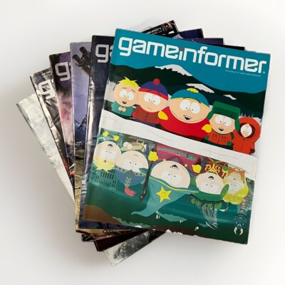 Game Informer 6 Issues - #220 221 222 225 226 228 South Park Zelda