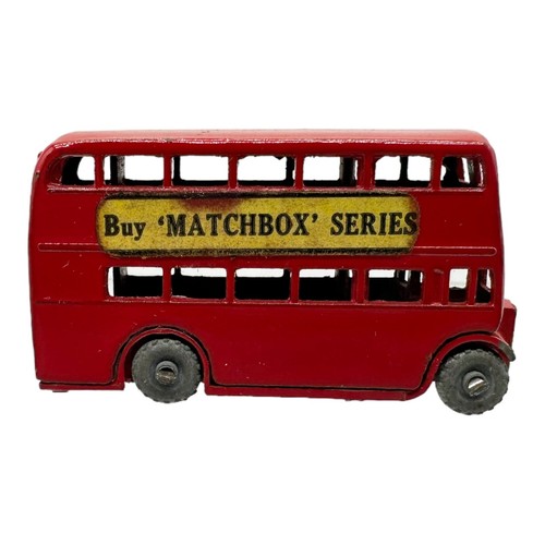 ORIGINAL C1953 BOXED MOKO LESNEY MATCHBOX SERIES LONDON BUS 5A- RARE A TYPE BOX - Picture 6 of 12