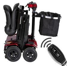 Falcon Auto Folding Mobility Scooter with detachable basket Fast Delivery