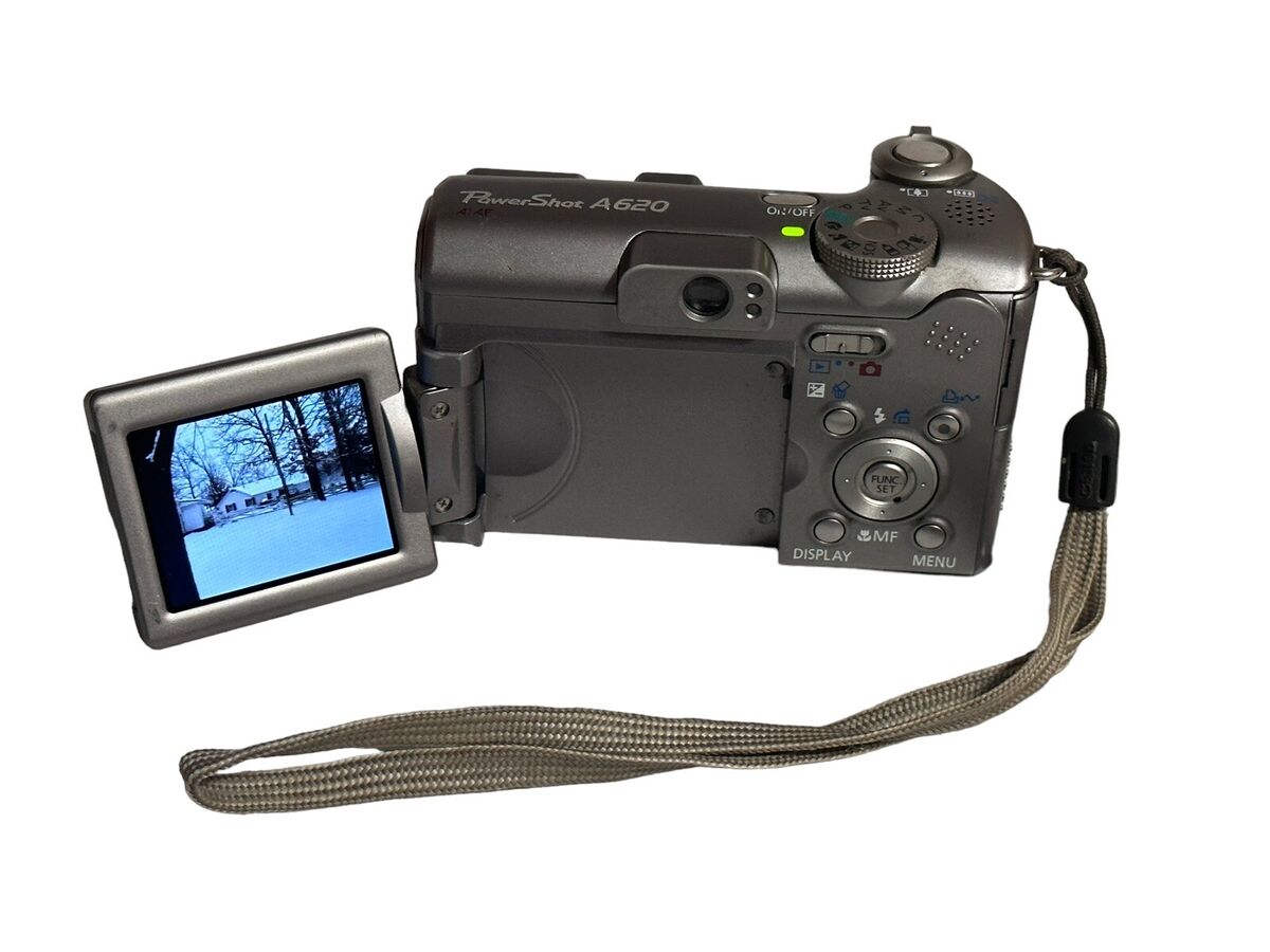Canon PowerShot A620 7.1MP Digital Camera - Silver - 512MB Canon PowerShot A620 7.1MP Digital Camera - Silver - 512MB