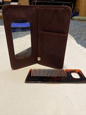 vintage purse comb with mirror