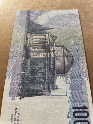 Italy Lire 10000 FDS / UNC A.VOLTA Serie Sostitutive XH_A Decr.21-12-1999 !!! - Picture 3 of 4