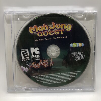 Mahjong Quest: An Epic Tale of Tile Matching - PC Windows 98/ME/2000/XP Rated E