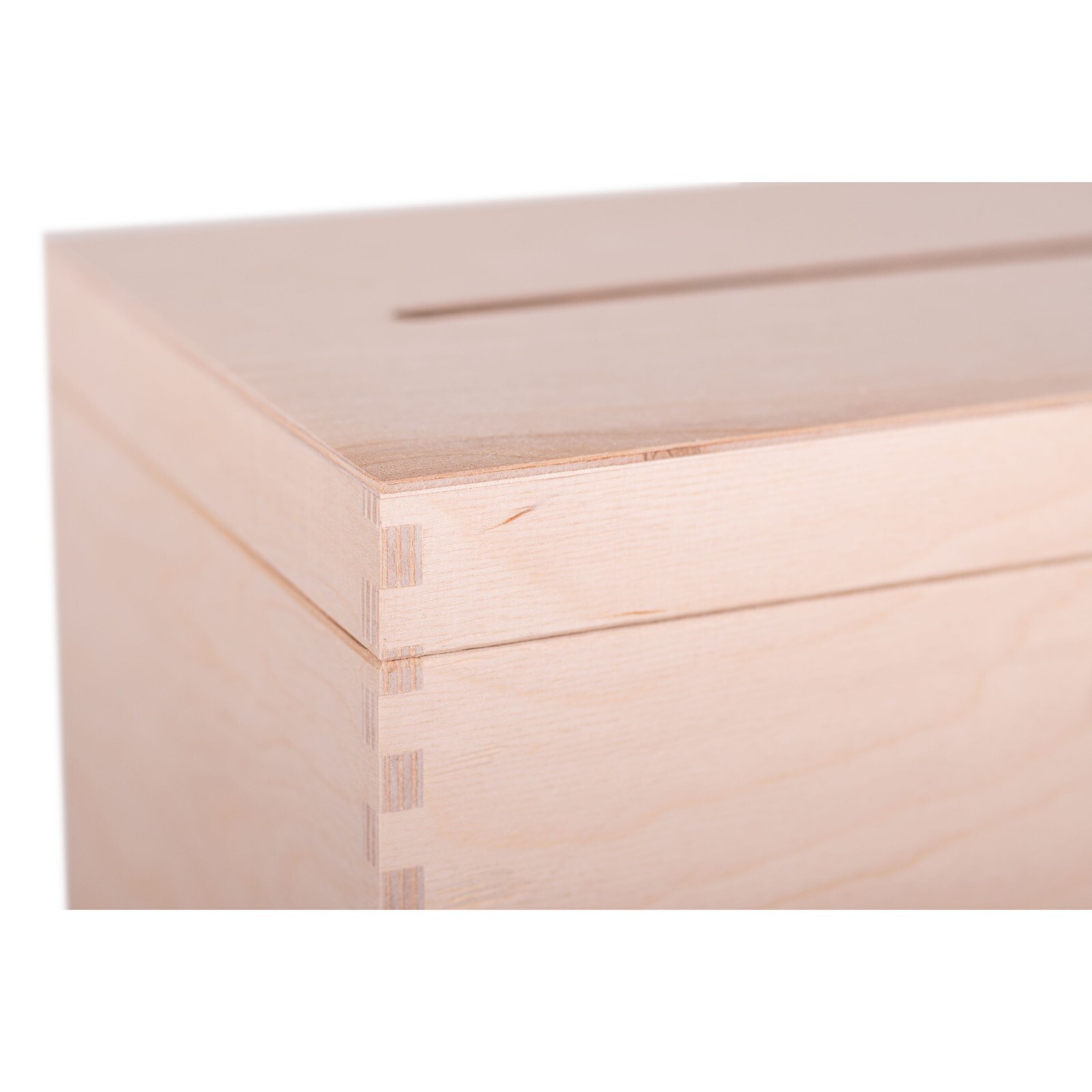 Wooden Lockable Plain Chest Storage Card Box Decoupage Wedding Cards