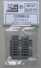 CORBELS HO 1:87 SCALE LAYOUT DIORAMA TICHY TRAINS 8101