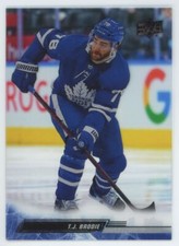 2022-23 Upper Deck clear cut T.J. Brodie Toronto Maple Leafs #422