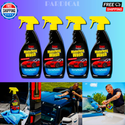 Stoner Car Care 92604 Waterless Wash Ready to Use Spray Easily Cleans, 4-Pack