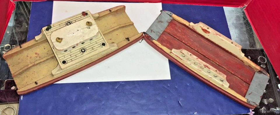 Keystone vintage? Ferry de madera - COMO ESTÁ - Lote de 2 - INCOMPLETO Foto 2 de 4