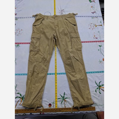 Para Hombres Pantalones Cargo 41x32 H M Logg Tan Ebay