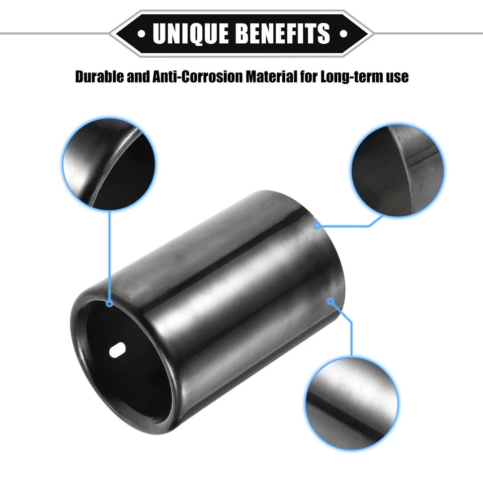 2 Pcs Car Exhaust Tip Tail Pipe Fit for BMW 328i 325i E90 2007-2010 Black - Imagem 3 de 4